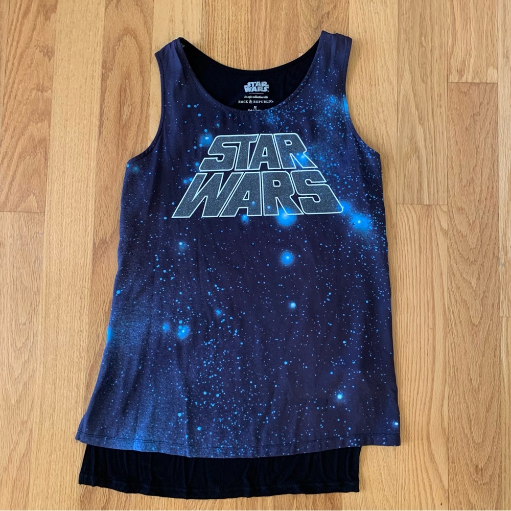 Rock & Republic Star Wars Tank Top. Size M